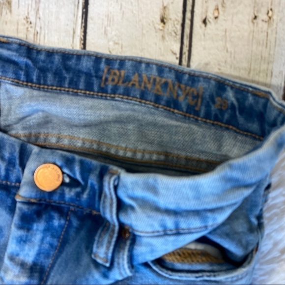 BLANK NYC destroyed ripped torn jeans size 29 - Picture 4 of 9